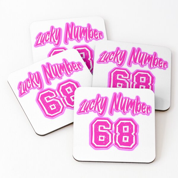 Item preview, Pink Lucky Number 68 designed and sold by swiftjace.