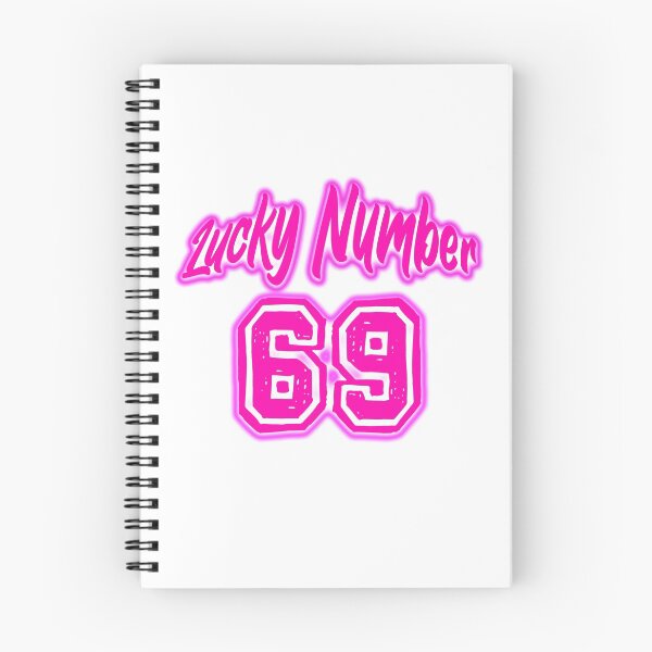 Aperçu de l'œuvre Numéro porte-bonheur rose 69 créée et vendue par swiftjace.