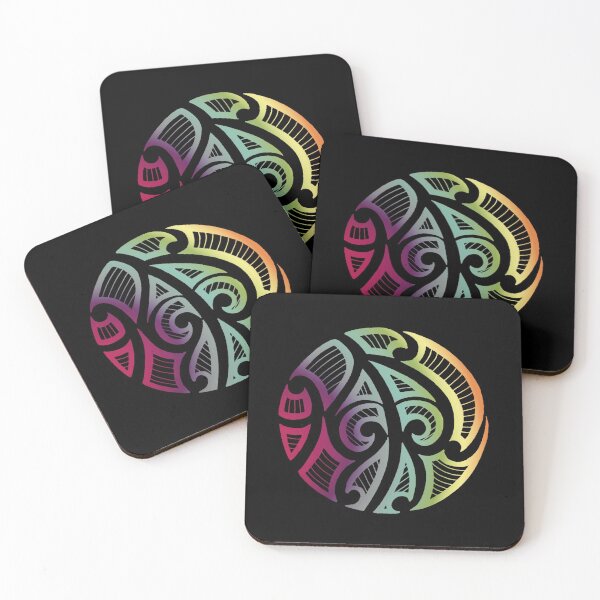 Item preview, Maori tribal retro color designed and sold by attracdionz.