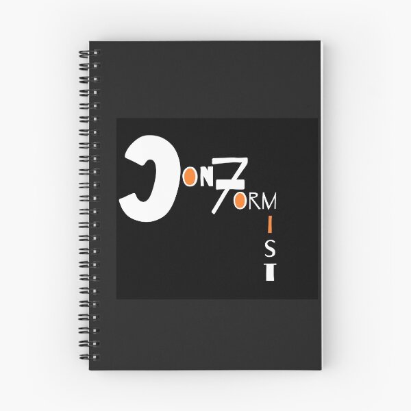 Item preview, S.O.I.L Signs- Conformist: White with Orange on Black designed and sold by TheSignsofSOIL.