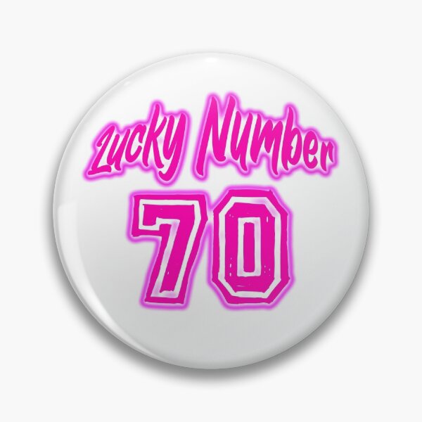 Item preview, Pink Lucky Number 70 designed and sold by swiftjace.