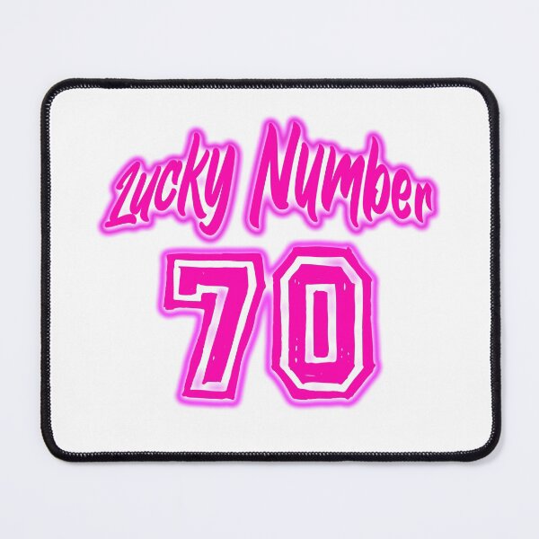 Item preview, Pink Lucky Number 70 designed and sold by swiftjace.