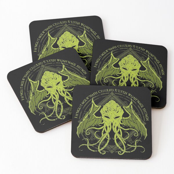 Aperçu de l'œuvre Cthulhu - Lovecraft - Conception de chant en détresse v2 créée et vendue par zachholmbergart.