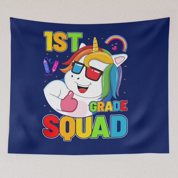 Item preview, First Grade Squad - 1st Grade Back To School Gift designed and sold by TrenddyArts.