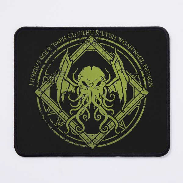 Item preview, Cthulhu - Lovecraft - Distressed chant design designed and sold by zachholmbergart.