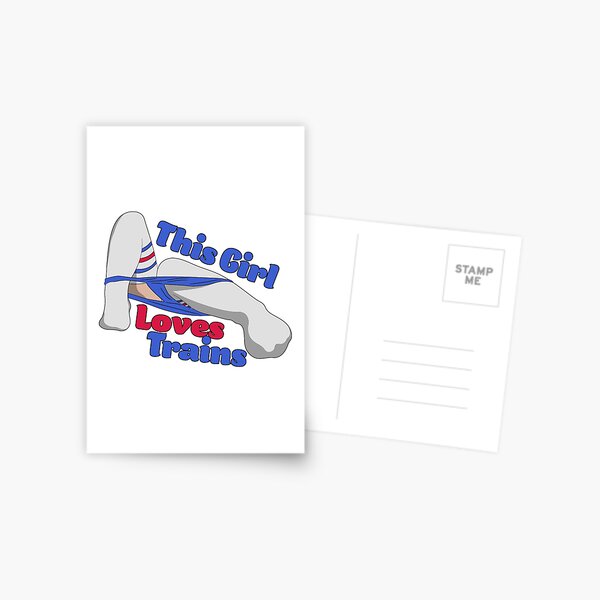 Item preview, This Girl loves Trains | RAN THROUGH Dirty Girl who loves Gang Bangs designed and sold by ProdbyNiECO.