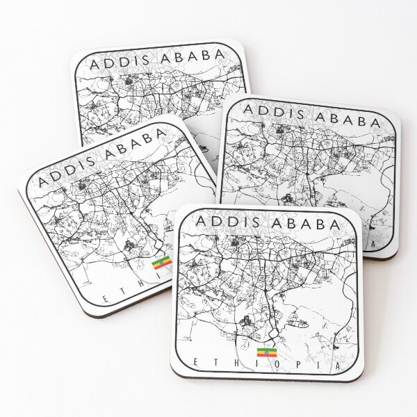 Item preview, ADDIS ABABA MAP ETHIOPIA designed and sold by hatimelhag.