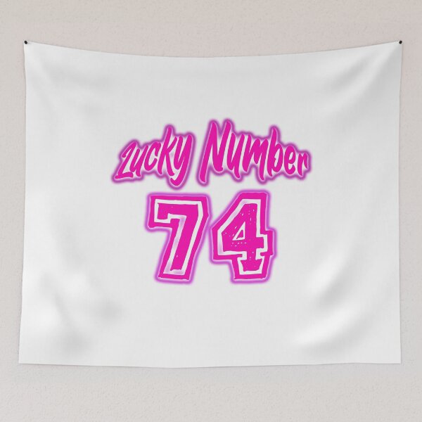 Item preview, Pink Lucky Number 74 designed and sold by swiftjace.