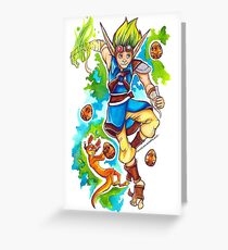 Jak and Daxter - Precursor Legacy Greeting Card