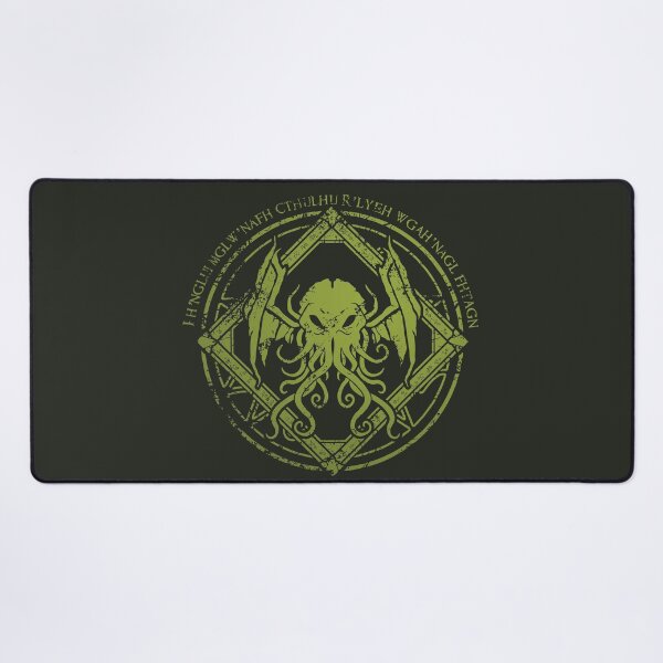 Item preview, Cthulhu - Lovecraft - Distressed chant design designed and sold by zachholmbergart.