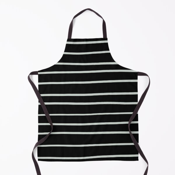 Item preview, Pastel Green and Black Horizontal Line Pattern - Shade Coordinates w/ Behr 2022 Color of the Year Breezeway MQ3-21 designed and sold by ColorOfTheYears.