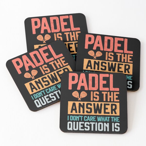 Item preview, Padel is the Answer Funny Padel Player Gift designed and sold by grinta2021.