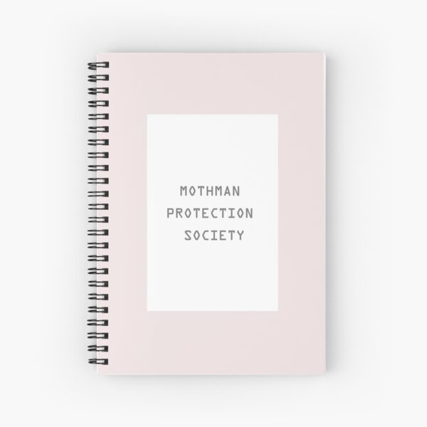 Mothman Cryptid Society Spiral Notebook