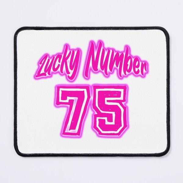 Item preview, Pink Lucky Number 75 designed and sold by swiftjace.