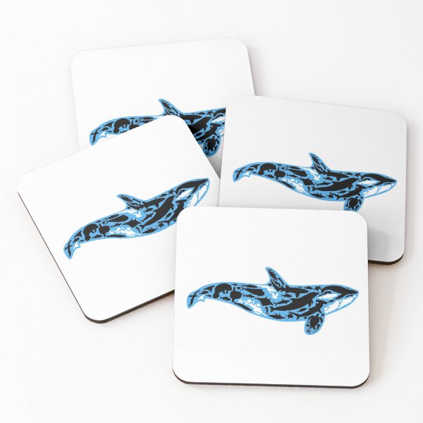 Item preview, Ocean Orca  - Blue Border designed and sold by ArtByBreah.