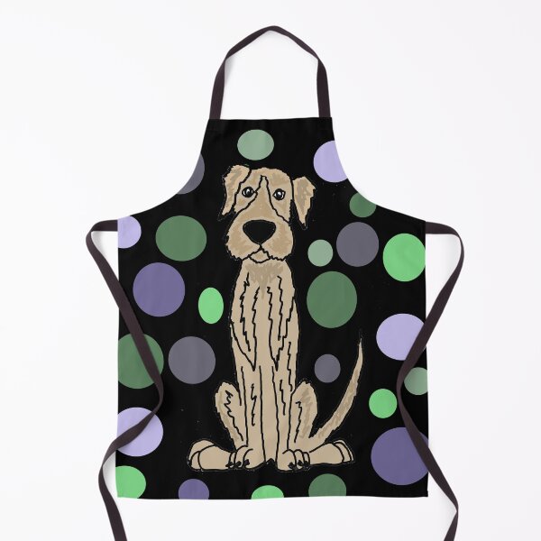 Artikelvorschau, Lustiger irischer Wolfshund und Kreismuster-Kunst entworfen und verkauft von Nature's Fancy.