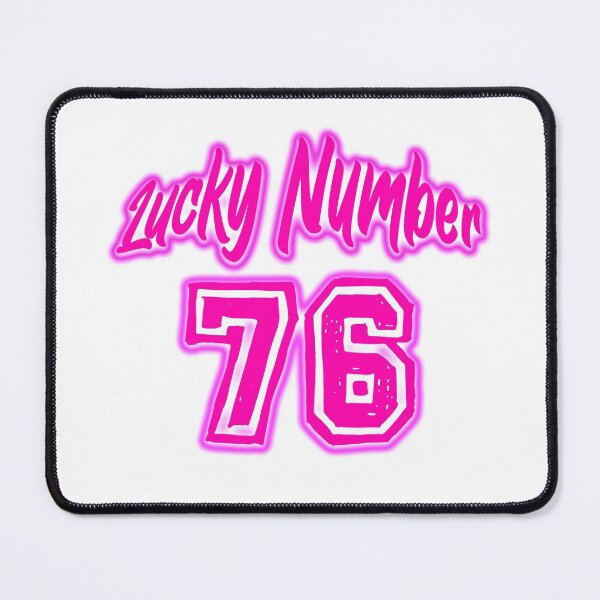 Item preview, Pink Lucky Number 76 designed and sold by swiftjace.