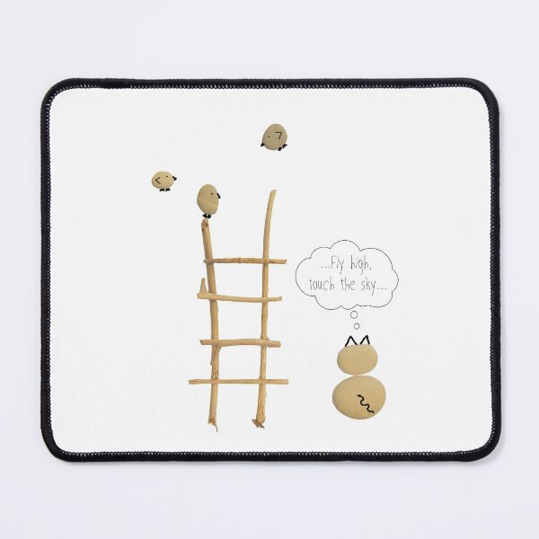 Item preview, Pebble Art. "Fly high, touch the sky..." designed and sold by KrokoStories.