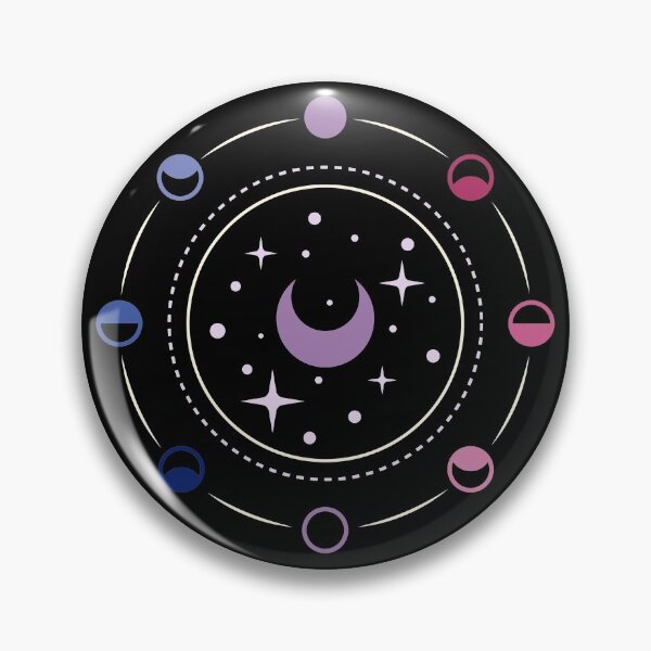 Item preview, bisexual moon phases designed and sold by marie designs.