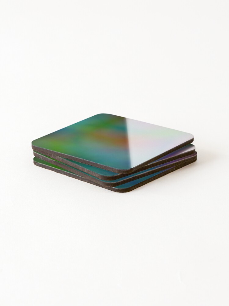 Thumbnail 4 of 5, Coasters (Set of 4), Colorful Cloud Abstract Background designed and sold by Inimma.