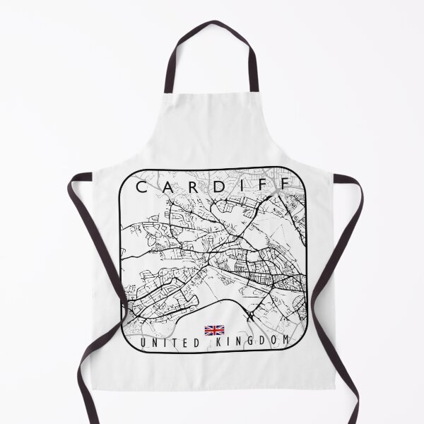 Item preview, CARDIFF MAP UNITED KINGDOM designed and sold by hatimelhag.