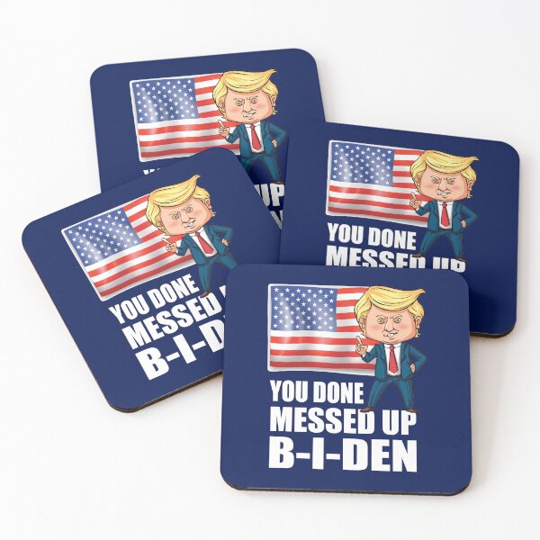 Item preview, You Done Messed Up Biden - Funny Trump 2024 designed and sold by Meliafroggy.