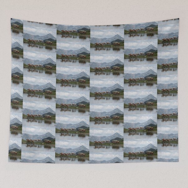 Item preview, Alps' horses designed and sold by Laura Greco.