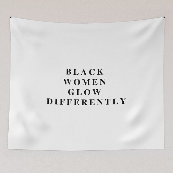Item preview, Black Women Glow Differently designed and sold by Chanchane Store.