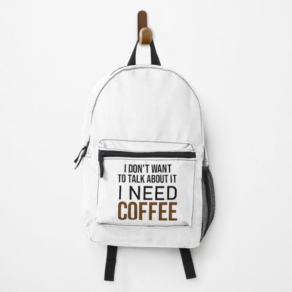 Item preview, I don't want to talk about it i need coffee, Café macchiato caffeine, coffee, coffee shops, Coffea designed and sold by adjamine.