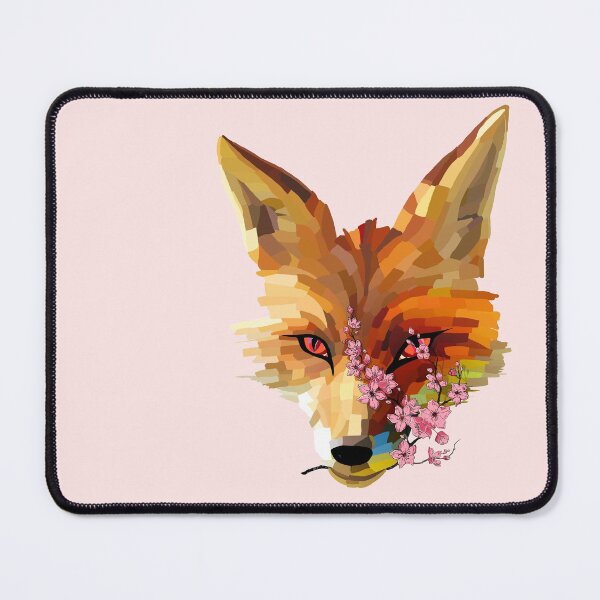 Item preview, Kitsune, Fox, The fox and the flower, Ronald Vill designed and sold by The Sr Corchea Backroom Art.
