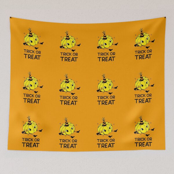 Item preview, Trick or treat funny Halloween pumpkin designed and sold by Koutous.