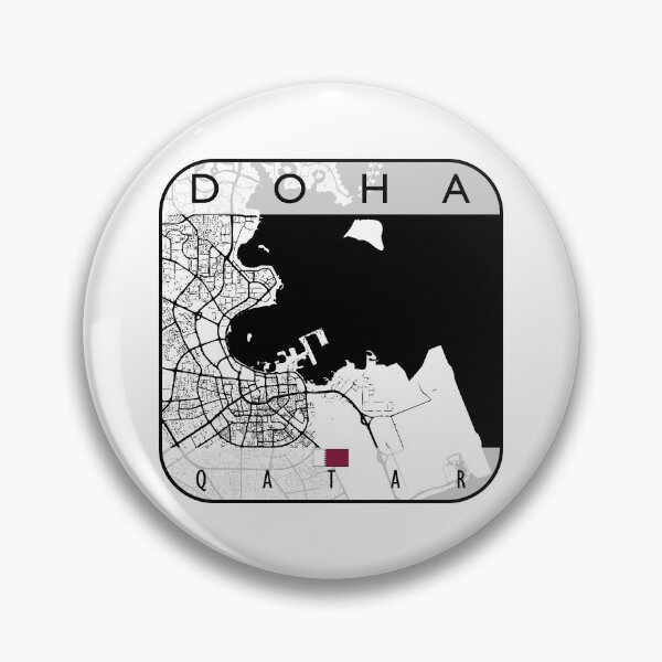 Item preview, DOHA MAP QATAR designed and sold by hatimelhag.