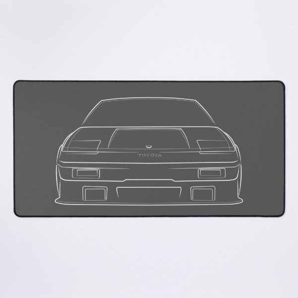 Item preview, 1986 Toyota MR2 - front stencil, white designed and sold by mal-photography.