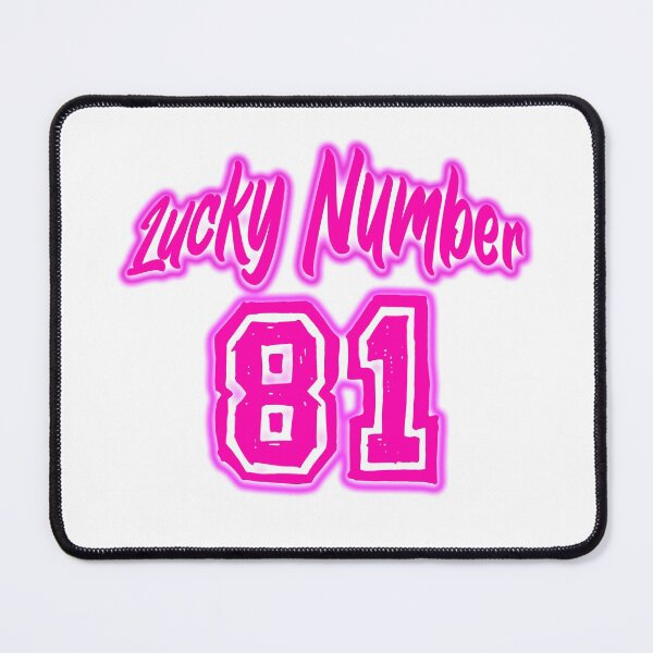 Item preview, Pink Lucky Number 81 designed and sold by swiftjace.