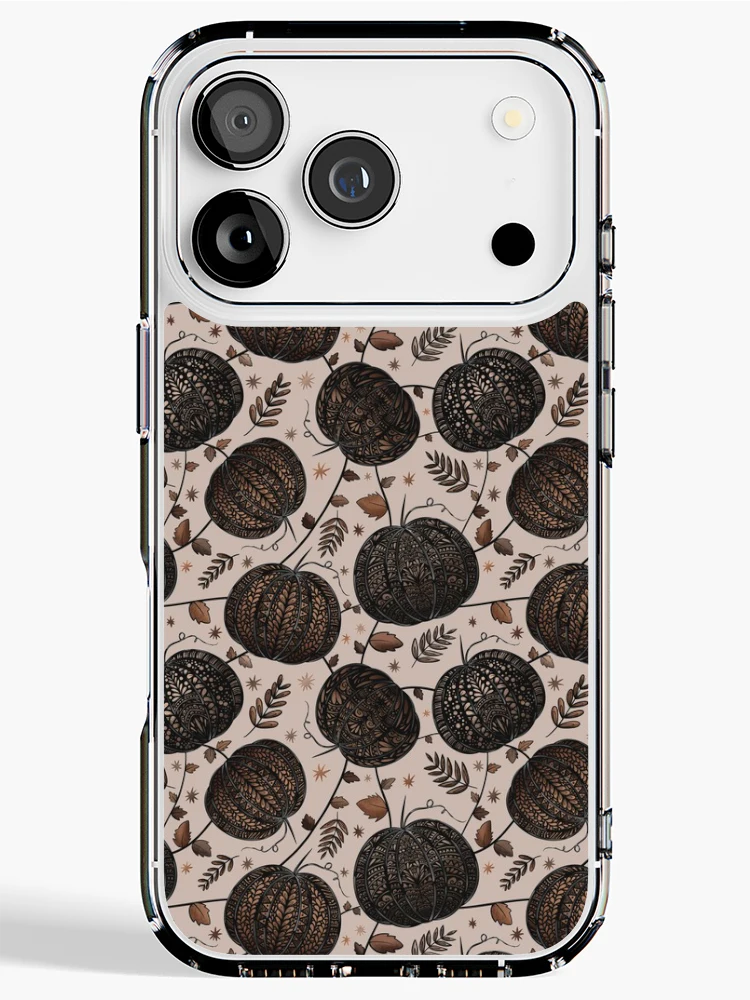Thumbnail 1 of 5, iPhone Case, Fall pattern. designed and sold by Jaded Willow.