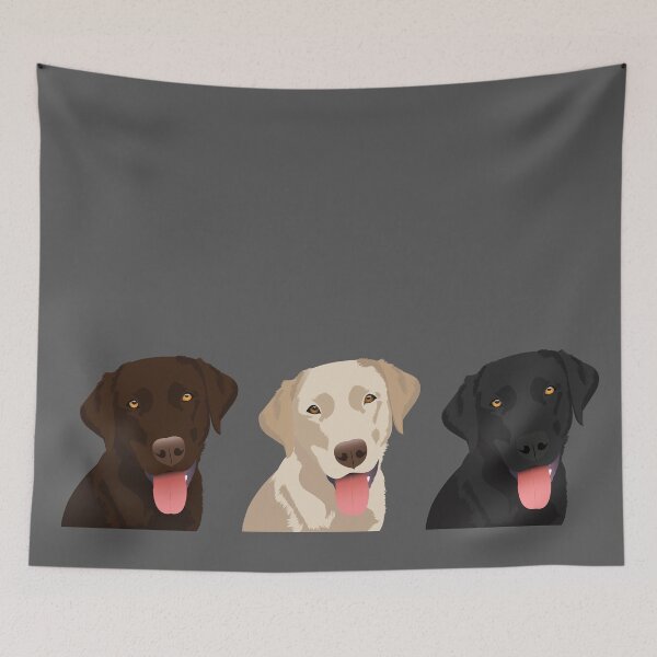 Item preview, Three Adorable Labradors designed and sold by KCPetPortraits.
