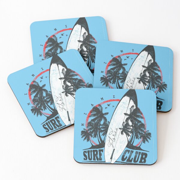 Item preview, Surf Florida Miami Beach - Vintage Surfing Poster designed and sold by Vintage-TM.