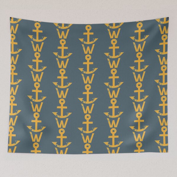 Item preview, W Anchor Nautical Design Classic designed and sold by VintageShirtz.