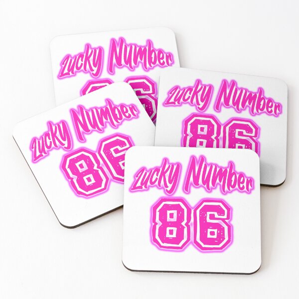 Item preview, Pink Lucky Number 86 designed and sold by swiftjace.