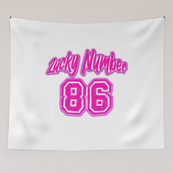 Item preview, Pink Lucky Number 86 designed and sold by swiftjace.