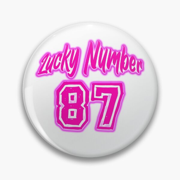 Item preview, Pink Lucky Number 87 designed and sold by swiftjace.