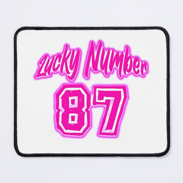 Item preview, Pink Lucky Number 87 designed and sold by swiftjace.