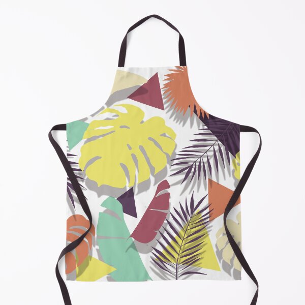 Item preview, tropical leave collage pattern designed and sold by CrankyCactus.