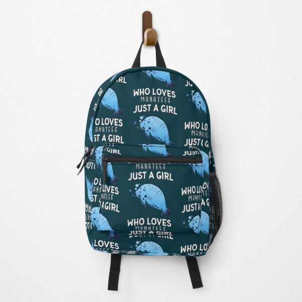 Item preview, Just A Girl Who Loves Manatees designed and sold by PlusPlayStore.