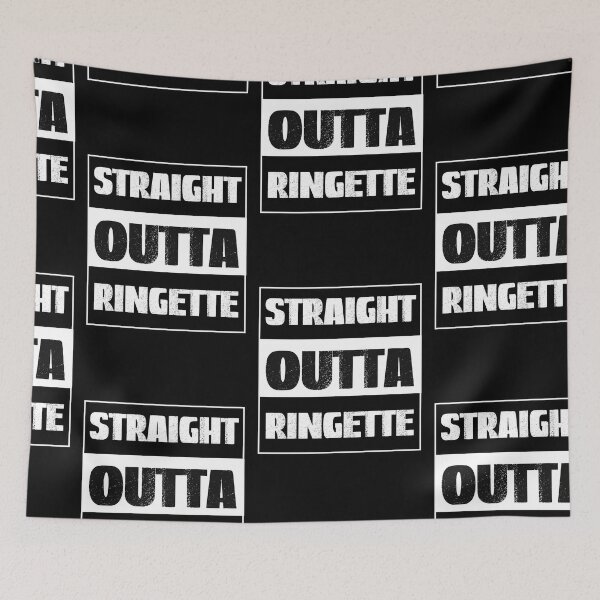 Item preview, Straight Outta Ringette, Ringette girl designed and sold by SportyDogShop.