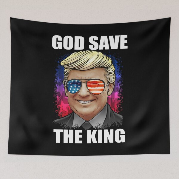 Item preview, God Save The King - Trump 2024 designed and sold by Meliafroggy.