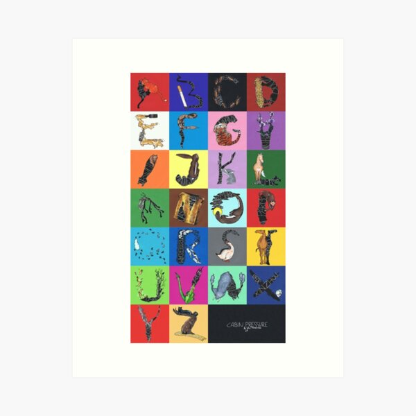 Item preview, Cabin Pressure ABC designed and sold by theodoras.
