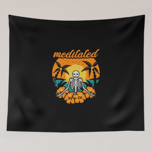 Item preview, Meditating Namaste skeleton! designed and sold by HROC.