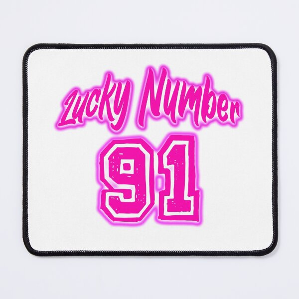 Item preview, Pink Lucky Number 91 designed and sold by swiftjace.