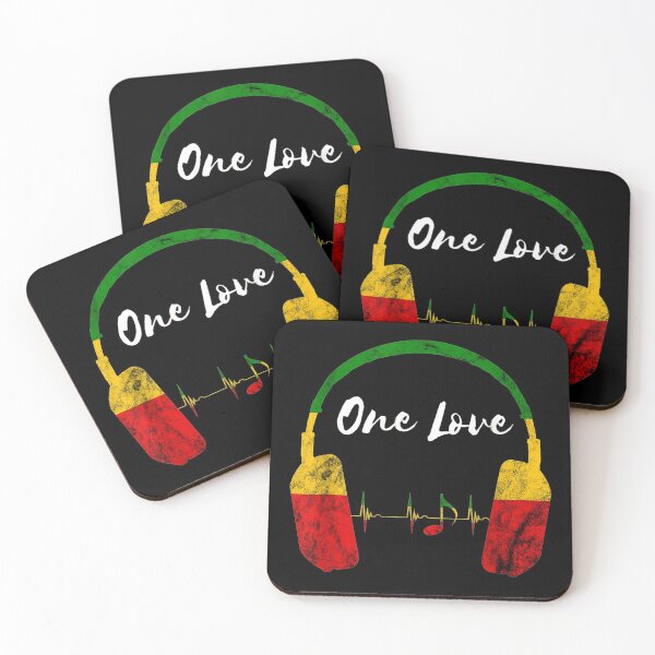 Item preview, Rasta Reggae Music Headphones Jamaican Pride One Love designed and sold by cierramwrigh.
